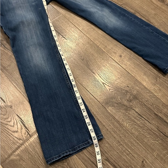 Lee Boot cut Jeans Women's Size 10 P Flared Jeans Mid Rise Cowgirl Western Boho - Picture 9 of 12